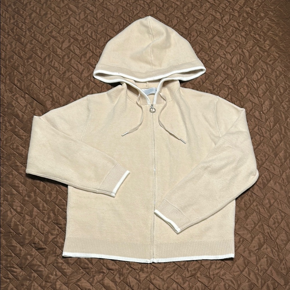 Savage X Fenty Cream Hooded Sweater